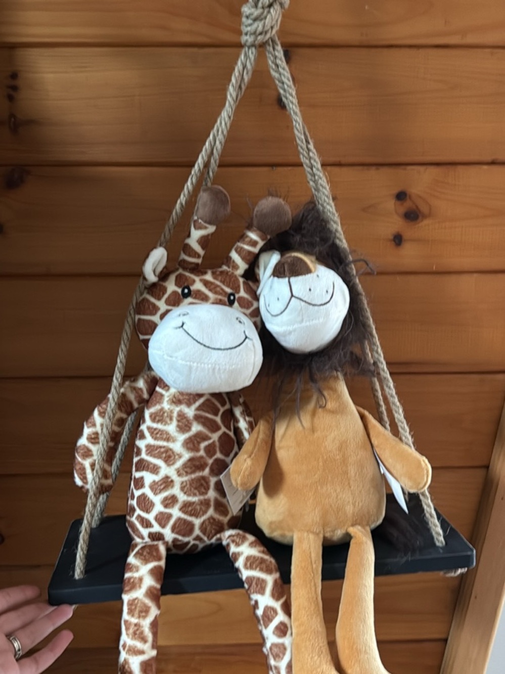 Hobby Lobby Brown and Tan Plush Giraffe Pair